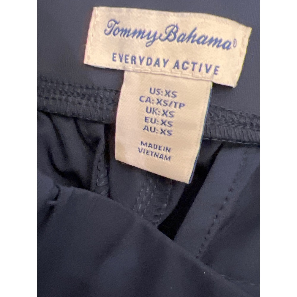 Tommy Bahama Everyday Active Womens XS Navy Blue Elastic Waist Travel Pants - Picture 9 of 10